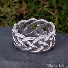 9mm Solid 925 Sterling Silver Wedding Band for Women → High Polished → Celtic Braid Knot → 9mm → Solid 925 Sterling Silver → Minimalist The ring comes with a gift box as shown in the product description picture; Ready for gifting. Celtic Braid, Sterling Silver Wedding Band, Silver Wedding Bands, Knot Ring, Thumb Rings, Silver Wedding, Celtic Knot, Eternity Bands, Silver Band