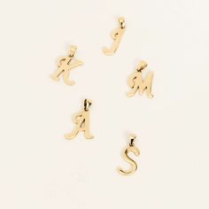 Embrace the delicate beauty of our Dainty Script Letter Pendant Necklace in 14K Gold. This charming piece features a graceful script letter of your choice, intricately crafted in 14K gold. Its dainty design adds an elegant touch to any outfit, making it a perfect accessory for everyday wear or special occasions. 14k solid gold handcrafted pieces 100% ethical sourced jewelry Material: 14k Solid Gold Pendant Height: 12 mm / 0.47 in Chain Style: Cable Chain Chain Length: 18 inch Elegant Gold Initials Necklace, Elegant 14k Gold Monogram Charm Necklace, 14k Gold Initial Pendant Name Necklace For Formal Occasions, Gold Elegant Charm Necklace With Initials, Elegant Gold Charm Necklaces With Initials, Elegant Gold Charm Necklace With Initials, Formal 14k Gold Name Necklace With Initial Pendant, Elegant Yellow Gold Monogram Charm Necklace, Elegant 14k Gold Name Necklace With Round Pendant