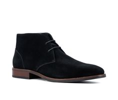 The Aldwin dress chukka boot is an elegant, stylish choice that will elevate any formal look. Crafted from premium quality suede, this lace-up boot offers a luxe feel and guarantees a neat fit for the modern gent. Premium quality Suede upper, Lace up closure for secure fit,1.1\ stacked block heel height,4\ shaft height,11\ shaft circumference, Soft square toe, Leather / Cotton combination footbed, Rubber outsole | Men's Vintage Foundry Co Aldwin Dress Chukka Boot in Black Size 10 Formal Winter Lace-up Chukka Boots, Elegant Suede Lace-up Boots For Fall, Elegant Suede Boots With Brogue Detailing, Business Lace-up Boots With Suede Lining, Elegant Ankle Lace-up Boots For Derby, Formal Suede Chukka Boots With Round Toe, Formal Suede Round Toe Chukka Boots, Business Suede Ankle Lace-up Boots, Suede Ankle Lace-up Boots For Business