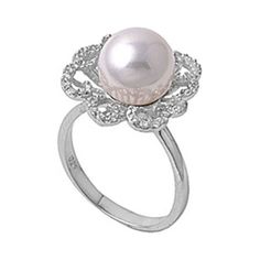 White Cubic Zirconia Simulated Pearl Micro Pave Flower Ring Sterling Silver Band 925 Jewelry Female Size 6 All our silver jewelry is crafted from .925 silver also commonly referred to as sterling silver. Sterling silver is the standard for beautiful high-quality silver jewelry and can not be replicated by lower priced silver plated jewelry. It is 92.5% pure silver, mixed with alloys to add strength and durability to stand the test of time. We promise superior service which includes fast shipping, great communication, and Walmart's refund policy. Keep your fine jewelry shiny and elegant by storing it properly. Jewelry needs to be stored in a dry area, preferably away from air in a jewelry box or plastic bag. Avoid exposure to harsh chemicals. Use a polishing cloth to remove tarnish build-up Elegant Diamond White Rings Stamped 925, Silver Flower Shaped Jewelry For Formal Occasions, Elegant Silver Flower Jewelry, Silver Flower Jewelry For Formal Occasions, Elegant White Gold Pearl Ring Stamped 925, Elegant Formal Pearl Ring Stamped 925, Stamped 925 Flower Shaped Jewelry For Anniversary, Stamped 925 Pearl Ring For Wedding, Wedding Pearl Ring Stamped 925