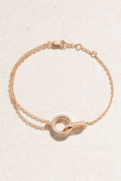 Repossi's 'Berbère' collection is filled with delicate pieces defined by slim 'lines' that are meant to act as an extension of the body - the one on this 'Module' bracelet is set with sparkling diamonds. It's cast from 18-karat rose gold and has an adjustable fastening, so you can customize the fit. Timeless Rose Gold Jubilee Chain Bracelet, Luxury Rose Gold Chain Bracelet For Formal Occasions, Elegant Rose Gold Bracelets With Polished Finish, Elegant Rose Gold Bracelet With Polished Finish, Elegant Rose Gold Chain Bracelet For Everyday, Timeless Rose Gold Chain Bracelet For Formal Occasions, Elegant Rose Gold Bracelet With Solid Links, Rose Gold Diamond Bracelet, Bracelets Gold Diamond