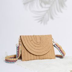 Embrace Boho Chic Style Elevate your summer wardrobe with the Women's Bohemian Straw Clutch Handbag, a perfect blend of style and functionality. This hand-woven rattan straw clutch is designed to bring out your inner bohemian spirit while keeping your essentials secure. Ideal for beach outings, casual gatherings, or even an evening stroll, this versatile purse will quickly become your go-to accessory for the season. Product Features Material: Made from high-quality straw for a natural and eco-friendly look. Design: Hand-woven with intricate detailing, giving each bag a unique, artisanal touch. Shape: Frame design that offers ample space without compromising style. Straps: Single, durable shoulder strap for comfortable carrying. Closure: Secure hasp closure to keep your belongings safe. Lin Bohemian Decoration, Woven Clutch, Evening Accessories, Summer Handbags, Straw Clutch, Estilo Boho Chic, Bohemian Pattern, Wicker Bags, Designer Crossbody