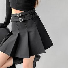 Double-Belts included :) Material: Cotton, Spandex Color: Black (with belts), Grey (with belts) Unit: CM Hip Waist Length S 86 64 40 M 90 68 41 L 94 72 42 * 1cm ≈ 0.3937 inch Note: There may be 2-3cm error due to manual measurement. If you need size help, please drop us a message, we'd love to help. Academia Skirt, Waist Length, Belt Size, Black Belt, Online Purchase, Cotton Spandex, A Line Skirts, Belts, Spandex