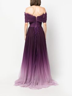 Organza Maxi Dress, Full Flared Skirt, Organza Fabric, Dress Purple, Flared Skirt, Full Skirt, A Romantic, Purple Dress, Flare Skirt