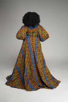 Our Elegant African Print Maxi or Ball gown. This Ankara ball gown with puff sleeve can be altered and customized to suit your preferred style. The maxi dress is handmade to order and with your right measurements you’ll get the perfect fit. This beautiful long sleeves length African print maxi dress is made for all events. I have size Medium, large and Xlarge in stock, other size are made to order. Round neck. .Material 100% African print cotton. .Long straight sleeves. .Perfect summer/spring/ a Fitted Multicolor Long Sleeve Gown, Multicolor Fitted Long Sleeve Gown, Fitted Puff Sleeve Maxi Dress For Casual Occasions, Fitted Maxi Dress With Puff Sleeves For Casual Occasions, Maxi Dress With Gathered Sleeves, Casual Maxi Dress With Gathered Sleeves, Multicolor Floor-length Gown With Fitted Bodice, Puff Sleeve Maxi Dress For Party, Puff Sleeve Maxi Dress With Fitted Bodice For Party