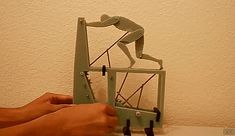 Sisyphus Machine Using Gears To Imitate Organic Movement Automata Toys, Kinetic Toys, Mechanical Toys, Marble Machine, Marionette Puppet, Mechanical Clock, Perpetual Motion