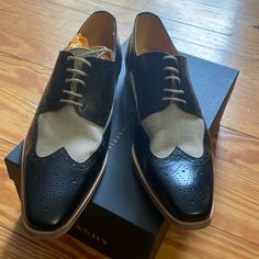 Undandy Dress Shoes Size 44- (Us Size 10) Black Leather With Linen. Never Worn. Beautiful Quality. Us Size 10, Shoes Color, Derby, Dress Shoes Men, Dress Shoes, Men's Shoes, Oxford, Black Leather, Size 10