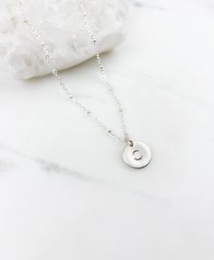 Sterling Silver Initial Necklace, Personalized Initial Necklace Gift, Silver Initial Necklace, Sterling Silver Necklace, Necklaces for Women - Etsy Sterling Silver Initial Pendant Charm Necklace With Delicate Chain, Everyday Sterling Silver Initial Necklace With Delicate Chain, Sterling Silver Initial Pendant Necklace With Delicate Chain, Sterling Silver Initial Necklace With Delicate Chain, Silver Minimalist Initial Necklace With Delicate Chain, Silver Minimalist Initial Pendant Necklace, Silver Minimalist Personalized Initial Necklace, Minimalist Silver Initial Pendant Necklace, Sterling Silver Necklace With Delicate Initial Pendant