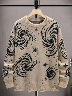 Guys Clothing Styles, Drop Shoulder Sweaters, Knitwear Men, Really Cute Outfits, Knitted Pullover Sweaters, Cool Clothes, Dream Clothes, Look Cool, Men Clothing