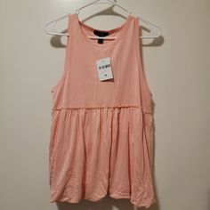 Forever 21 Sleeveless Shirt. Pink Size Medium. New With Tags. Pink Sleeveless Summer Top, Summer Tank Top Vest, Casual Summer Camisole Vest, Casual Tank Vest For Summer, Trendy Sleeveless Vacation Tops, Trendy Sleeveless Tops For Vacation, Summer Sleeveless Cotton Camisole, Sleeveless Cotton Summer Camisole, Trendy Sleeveless Cotton Top