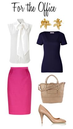 office style Summer Office Wardrobe, Capitol Hill Style, Hot Pink Pencil Skirt, Classy And Fab, Bright Skirt, Pink Pencil Skirt, Lawyer Outfit, Capitol Hill, Style Change