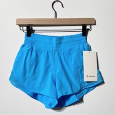 Kayak Blue Light Lululemon Blue Shorts, Blue Lightweight Casual Activewear, Casual Lightweight Blue Activewear, Lightweight Stretch Blue Activewear, Lightweight Blue Sports Bottoms, Blue Lightweight Sports Bottoms, Lightweight Blue Sport Bottoms, Lightweight Blue Bottoms For Sports, Cheer Wishlist