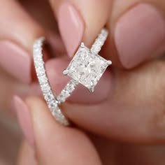 ad eBay - Find many great new & used options and get the best deals for 2.43Ctw Princess Cut Moissanite Bridal Set Engagement Ring 14k White Gold Plated at the best online prices at eBay! Free shipping for many products! Luxury Lab Grown Princess Cut Diamond For Wedding, Luxury Lab Grown Diamond Princess Cut Engagement Ring, Cushion Cut Wedding Ring, Cushion Cut Wedding Rings, Moissanite Wedding Set, Moissanite Wedding Ring Set, Couples Ring, Wedding Rings Princess Cut, Princess Cut Moissanite