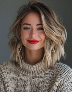 Fall 2024 Haircut Trends, Medium Shag Hairstyles, Lob Haircut, Penteado Cabelo Curto, New Hairstyle, Medium Hair Cuts, Hair Today, Great Hair, Balayage Hair