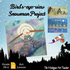 the snowman project for kids is featured in this book, and it's cover art