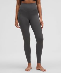 lululemon Align™ High-Rise Pant with Pockets 28" | Women's Leggings/Tights | lululemon Lululemon Activewear With Comfort Waistband And Stretch, Lululemon Sports Bottoms With Functional Pockets, Functional Lululemon Bottoms With 4-way Stretch, Versatile Lululemon Activewear With Elastic Waistband, Functional Lululemon Bottoms With 5-inch Inseam, Lululemon Functional Bottoms With 4-way Stretch, Lululemon Functional 4-way Stretch Bottoms, Lululemon Functional Bottoms With Comfort Waistband, Versatile Yoga Pants With Hip Pockets