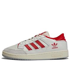 Adidas Centennial 85 Low 'White Scarlet' HQ6278 (SNKR/Skate/Unisex/Low Top/Non-Slip/Wear-resistant) Adidas Centennial 85 Low, Adidas Centennial, Red Sneakers, White Shoes, Scarlet, Low Top, Me Too Shoes, Adidas, Collage