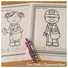 Community Helpers Coloring Book  - 28 Pages of Community Helpers Coloring Fun Community Helpers Coloring Pages, Male Firefighter, Community Helpers Activities, Community Helpers Unit, Creative Writing Lesson, Fun Coloring Pages, Community Helpers Theme, Parent Volunteers, Female Firefighter