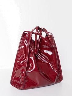 Bag For Love - Artificial Patent Leather Large Capacity Shoulder Tote Bag - Women Tote Bags Product Description Style Fashionable Color Red Quantity 1 piece Strap Type Double Handle Pattern Type Plain Bag Size Medium Type Shoulder Tote Bag Material Patent Leather Composition 100% Polyester Size Chart INCH CM Size Bag Width Bag Height Bag Length one-size 4.7 12.2 12.2 Size Bag Width Bag Height Bag Length one-size 12 31 31 Similar Products h2 { text-align: center; } .red-box { width: 100%; display Glossier Tote Bag, Vegan Handbags, Black And White Canvas, Mini Handbags, Shoulder Tote Bag, Shoulder Tote, Womens Tote, Olivia Mark, New Bag