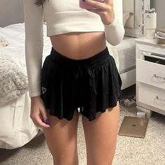 Women's Black Shorts Black Shorts Outfit Ideas, Black Shorts Outfit, Womens Black Shorts, Black Shorts, Short Outfits, Womens Shorts, Women Shopping, Black, Clothes