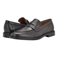 Tommy Hilfiger Dime Loafers - Chic Style and Comfort in One Shoe Exude effortless style while keeping comfortable with Tommy Hilfiger's Dime loafers. Featuring faux leather uppers and penny loafer styling, these shoes are a versatile addition that works for any outfit. Memory foam cushioning lines the interior, ensuring all-day comfort whether on your feet or on-the-go. At just 1 lb, the lightweight man-made sole provides durable wear that protects feet without weighing them down. Perfect for re Loafer Style, Hilfiger Shoes, Tommy Hilfiger Shoes, Loafers Style, Penny Loafer, Tommy Hilfiger Man, Penny Loafers, Personal Shopping, Shoe Collection