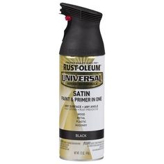 rust - oleum universal spray paint and primer in one, matte black