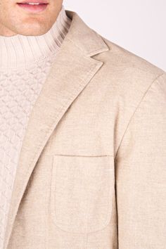 Our unlined, single-breasted blazer in stonewashed jersey cotton offers a sleek, modern silhouette. Perfect for transitioning from the office to all day events Casual Blazer With Pressed Crease And Long Sleeves, Casual Blazer With Pressed Crease Long Sleeve, Unstructured Cotton Blazer With Patch Pockets, Beige Linen Blazer With Pressed Crease, Classic Cotton Blazer With Pockets, Spring Unstructured Cotton Sport Coat, Unstructured Long Sleeve Cotton Blazer, Casual Tailored Outerwear With Pressed Crease, Classic Solid Blazer With Patch Pockets