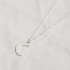 Gold Moon Necklace, Celestial Jewelry, Crescent Moon Charm, Silver Necklace, Birthday Gift, Sister Necklace, Valentine's Day Gift for Her This necklace is made with the sterling silver moon charm and sterling silver chain. The length of the necklace is to be chosen from; the available lengths are 15, 16, 17, 18, 19 or 20 inches. The moon charm measures 15 x 4 mm. Sterling silver version: sterling silver moon charm and sterling silver chain. Gold version: 24k gold plated sterling silver moon char Everyday Half Moon Phase Necklace, Celestial Half Moon Necklace For Everyday, Everyday Celestial Half Moon Necklace, Minimalist Half Moon Phase Necklace, Everyday Crescent Moon Phase Charm Necklace, Minimalist Moon Phase Charm Necklace, Half Moon Charm Necklace, Everyday Half Moon Charm Necklace, Delicate Moon Phase Charm Necklaces