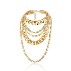 Brass Chain Gold & Silver Plated Kept away from any moisture or liquid including water, lotion, and perfumes. Imported Chunky Gold Necklaces, Wardrobe Goals, Layered Chain Necklace, Necklace Layered, Chunky Chain Necklaces, Gold Chain With Pendant, Punk Outfits, Costume Jewelry Necklaces, Gold Necklace Women