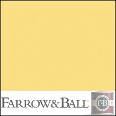 the farrow and ball paint is light pink with white lettering in black on it