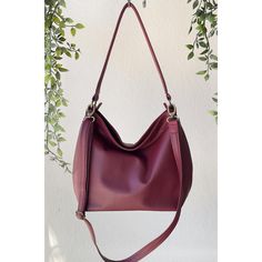 A slouchy shoulder bag for women in soft and supple red leather, designed with many pockets and accompanied with a cross body strap. The Helen soft & slouchy collection is an everyday hobo bag in a simple and stylish design. **Features: - Crafted from Italian cowhide nappa soft leather  -Lightweight, durable, supple and versatile -The shoulder leather strap is padded in order to take the weight off your shoulder -Removable and adjustable cross body strap for hands free style -Designed with plent Red Leather Bag, Red Purse, Hobo Purse, Red Purses, Soft Red, Women Shoulder Bag, Leather Hobo Bag, Leather Hobo, Everyday Bag