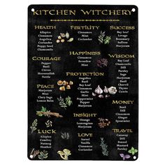 PRICES MAY VARY. Carefully Designed Size: The witchcraft supplies witch metal tin sign has a perfect size of 8x12 inches, which complements your spare room and will match well with other decorations without being abrupt. Sturdy And Durable Material: The witchcraft supplies witch metal tin sign has a sturdy and durable material, made of high-quality tin metal that is not easy to oxidize, bend, or deform; the pattern is printed using UV printing technology, with bright colors that are not easily f Kitchen Witch Decor, Witchy Recipes, Pagan Gifts, Witchy Kitchen, Kitchen Illustration, Wiccan Art, Spiritual Wall Decor, Witch Signs, Wiccan Decor