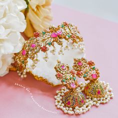 Affordable Wedding Sets With Zari Weaving, Nauratan Jewelry, Unique Gift Cards, Diwali Sale, Heritage Jewellery, Bead Sewing, Crystal Glasses, Create Words, Ruby Earrings