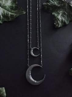 Crone Moon Baba Yaga Collection Czarownica Witchy - Etsy Witchy Boho Jewelry, Witchy Silver Jewelry, Witchy Jewelry Aesthetic, Witchy Accessories, Witchy Necklace, Slavic Folklore, Dark Jewelry, Edgy Jewelry, Witchy Fashion