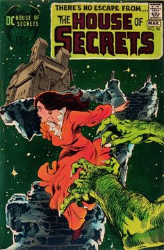 an old comic book cover for house of secrets