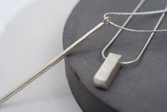 Vertical long bar silver pendant necklace STN19 | Etsy Silver Engraved Rectangular Bar Necklace, Engraved Silver Rectangular Bar Necklace, Minimalist Engraved Rectangular Bar Necklace, Silver Minimalist Necklace With Rectangular Pendant, Minimalist Silver Engraved Bar Necklace, Minimalist Sterling Silver Bar Necklace With Rectangular Pendant, Minimalist Engraved Silver Bar Necklace, Simple Silver Rectangular Pendant Jewelry, Simple Silver Necklace With Rectangular Pendant