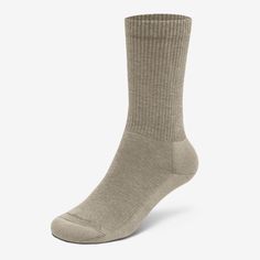 Light, breathable and made to move and groove without budging. These are socks you'll never want to take off. | Allbirds Anytime Crew Sock, Beige, Size M Lipstick Bag, Chain Strap Bag, Oversized Tote Bag, Floral Shoes, Mens Scarves, Moto Boots, Suit Accessories, Designer Socks, Shoe Sale