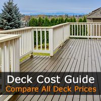 Deck Cost Guide, we compare all deck materials, deck brands including decking types. We break down the individual deck costs and prices for your deck installation.