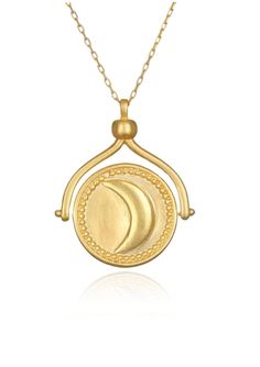 This exquisite 18k gold-plated pendant necklace isn't just beautiful, it's a tool for manifestation. Spin the sun for strength, the moon for guidance, and witness the universe align with your desires. It's time to believe, it's time to shine. Moon: Nourishment, Protection, Goddess Sun: Vitality, Leadership Gold Mystical Necklace With Sun And Moon Design, Mystical Gold Necklace With Sun And Moon Design, Spiritual Pendant Necklace With Sun And Moon Design, Spiritual Sun And Moon Pendant Necklace, Gold Necklace With Sun And Moon Design, Spiritual Moon Shaped Coin Pendant Jewelry, Moon Phase Coin Pendant Necklace For Gifts, Moon Phase Coin Pendant Necklace, Spiritual Coin Necklace With Moon Charm As Gift