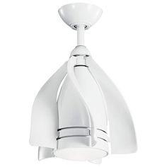 a white ceiling light with an attached bulb