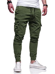 Men's Fleece Pants Sweatpants Joggers Workout Pants Track Pants Pocket Elastic Waist Solid Color Lightweight Casual Daily Trousers Athletic Blackine White 2024 - $15.99 Cheap Cargo Pants, Mens Joggers Sweatpants, Tactical Cargo Pants, Cargo Work Pants, Hunting Pants, Slim Sweatpants, Combat Pants, Tactical Pants, Work Trousers