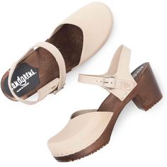 New In Box Sandgren Victoria Heeled Clog Sandal In Sand With Dark Base Ordered These Lovely Clogs In Multiple Sizes And Missed The Return Window For This Pair. Perfect Condition, Only Tried On Once To Determine Sizing. Very Comfortable Shoes Overall And So Cute!! Originally Priced At $214 On Amazon- Https://A.Co/D/Bpcpqw4 Feel Free To Make Me An Offer! Quick To Ship. Beige Closed Toe Heels With Wooden Heel, Beige Mules With Heel Strap And Round Toe, Beige Round Toe Mules With Heel Strap, Beige Clogs With Stacked High Heel, Beige High Heel Clogs With Stacked Heel, Beige Clogs With Wooden Heel And Round Toe, Beige Clogs With Wooden Heel And Open Back, Beige Clogs With Wooden Heel And Open Heel, Beige Open Heel Clogs With Wooden Heel