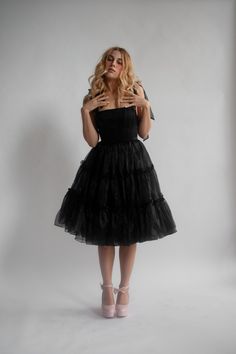 Black Mini Dress With Corset Back For Wedding, Black Overbust Dress For Prom, Formal Black Corset Dress With Corset Back, Black Mini Length Corset Dress For Wedding, Black Dress With Corset Back And Fitted Bodice, Black Dresses With Corset Back And Fitted Bodice, Formal Black Corset Back Dress, Formal Black Corset Dress, Evening Corset Dress With Ruffles And Square Neck