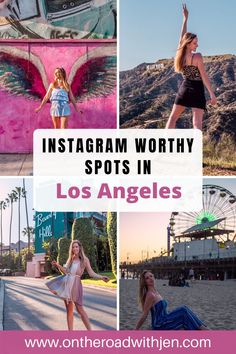 the instagramm worthy spots in los angeles, california with text overlaying