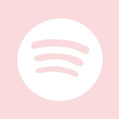 a white circle on a pink background