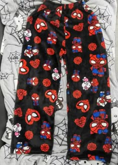 Hello Kitty Spider Man Loose Pajamas — My Comfy Pant Spiderman Pyjama Pants, Spider Man Pjs, Hello Kitty Pijama, Spiderman Clothes, Christmas Pj Pants, Spiderman Web