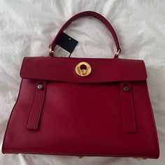 Saint Laurent Red Otl Muse Bag, New With Tag. Missing Crossbody Strap. No Box And Dust Bag Newer Used, Great Condition. Saint Laurent Bags, Yves Saint Laurent Bags, Saint Laurent Bag, Crossbody Strap, Yves Saint Laurent, Muse, Nice Dresses, Limited Time, Saint Laurent