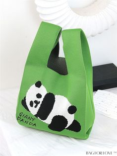 BagForLove - Stylish Panda Pattern Crochet Handbag Product Description Color Green Type Square Bag Style Fashionable Pattern Type Animal Closure Type No-closure Composition 100% Polyester Material Polyester Details Pictures Similar Products h2 { text-align: center; } /* æ¢è¡ */ li{ white-space: normal; word-break: break-all; word-wrap: break-word; } .red-box { width: 100%; display: flex; flex-direction: row; flex-wrap: wrap; justify-content: center; } .red-box > div { width: 190px; height: 250 Casual Crochet Shoulder Bag For School, Casual Rectangular Crochet Bag For School, Casual Bucket Bag For School, Casual Handheld Bucket Bag For School, Cute Green Bags For Shopping, Cute Green Shopping Bags, Casual Crochet Pouch Bag, Casual Green Handheld Crochet Bag, Casual Green Crochet Pouch Bag