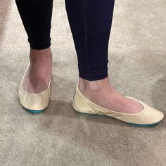 Biscotti Patent Ballet Flats. Tieks By Gavrieli. Size 7. Modern Take On A Timeless Classic. Pair Them With Everything’s From Neutrals To Bold Prints For A Subtle Yet Sophisticated Look. 100% Premium, Soft Patent Full Grain Leather. Non-Elasticized Cushioned Back. Non Skid Rubber Soles And Comfortable Cushioned Instep. Stylish, Comfortable, Durable, And Foldable. Put Them In Your Purse Or Bag To Change Into When You Want A Break From Your Heels Or Wear Them All Day. Worn Once, Minor Discoloration Formal Synthetic Slip-on Ballet Flats, Medium Width Synthetic Ballet Flats, Cheap Synthetic Slip-on Ballet Flats, Slip-resistant Synthetic Ballet Flats, Luxury Textured-sole Ballet Flats For Formal Occasions, Patent Ballet Flats, Tieks Shoes, Flat Color, Bold Prints