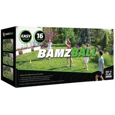 an easy to play game for kids with the words'bamz ball'on it